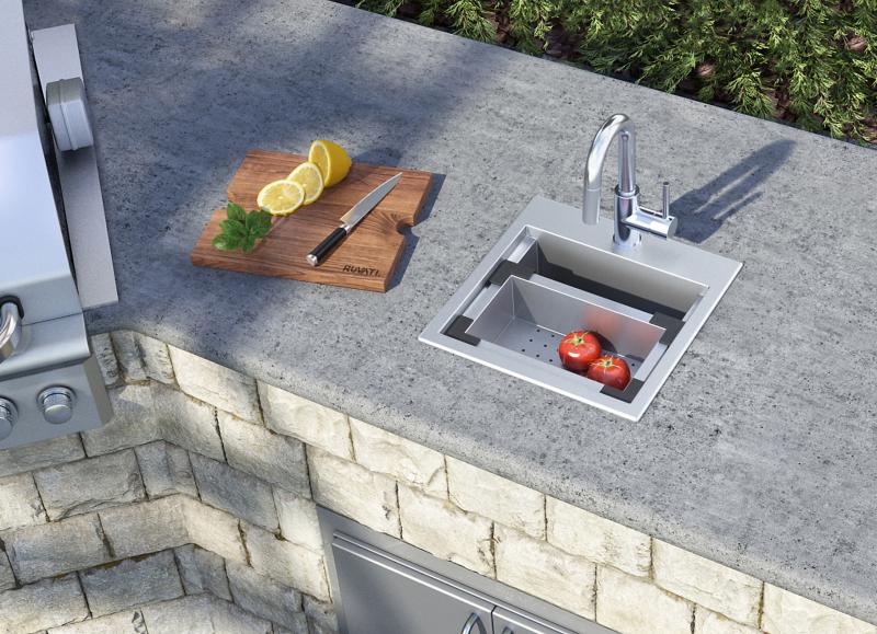 outdoor kitchen commercial sink