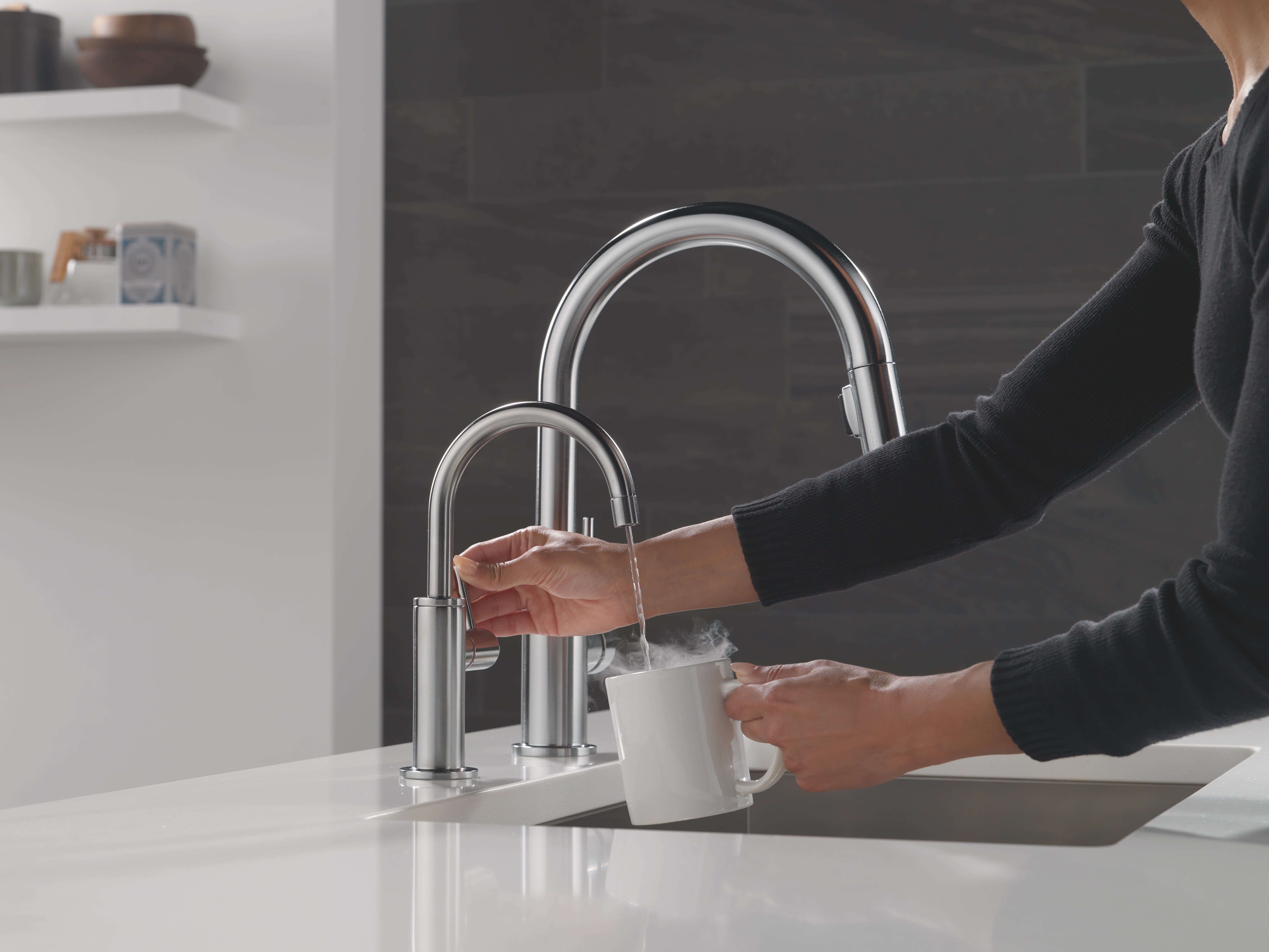 hot water dispensers for kitchen sink