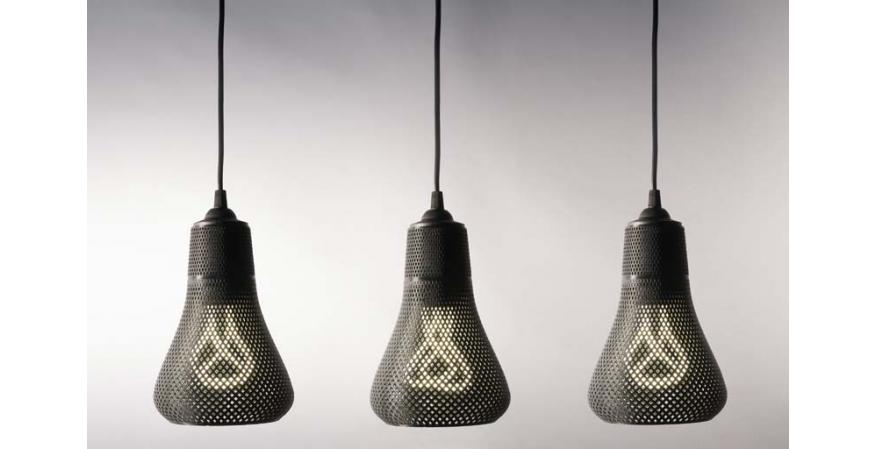 Pluman Kayan 3D-printed lights
