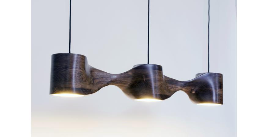 Residential products Aaron Scott N-series wooden pendant light