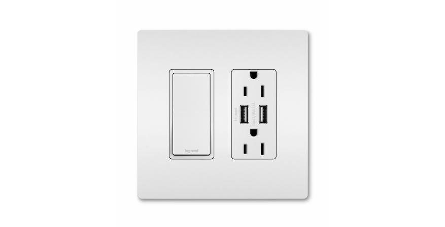 Outlets and USB charging protect against electrical shocks or fires.