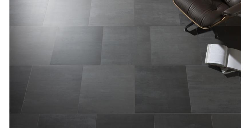 MOSA Black Absolute tiles  Mosa Tiles were used on the floor of reACT’s core and courtyard modules. The tile is suitable for indoor and outdoor applications, which allow for a clean transition between two prominent spaces in the house.