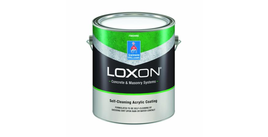 Sherwin Willimans Loxon self-cleaning acrylic coating