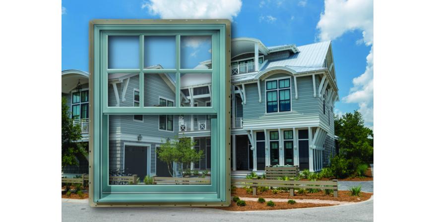The manufacturer’s impact-rated H3 FeelSafe windows are designed for building requirements along the East Coast, with a DP +50/-60 rating to meet Zone III requirements. Products feature a continuous head and sill and come in a full range of design options, including colors, hardware finishes, and powder-coat colors.