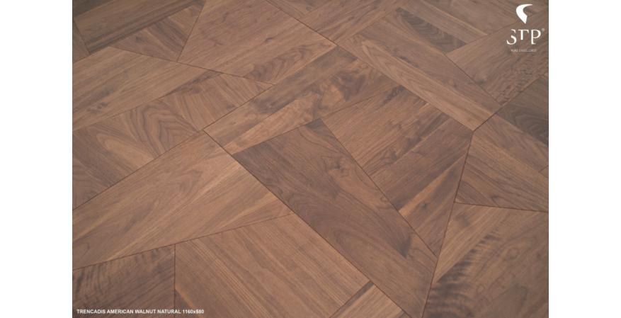 STP Wood Flooring has developed a new parquet line of asymmetrical wood flooring that was inspired by the artist Antoni Gaudi.