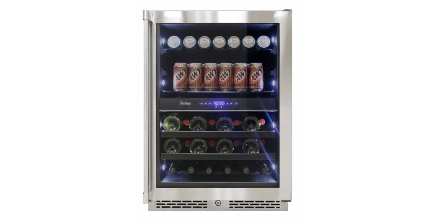 Vinotemp 24-inch outdoor dual zone wine cooler