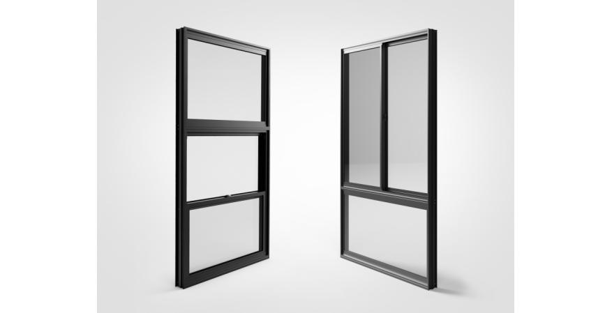 Western Window Systems Series 610 single-hung and Series 620 sliding windows
