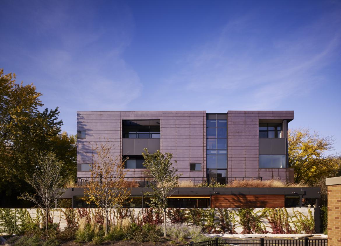 Copper Development Association Orchard Willow Residence Wheeler Kearns Architects Credit Steve Hall Hedrich Blessing day shot