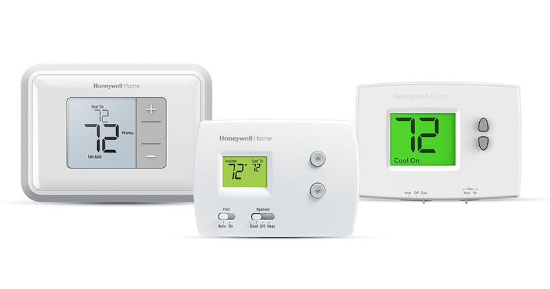Honeywell Homes Thermostat Line