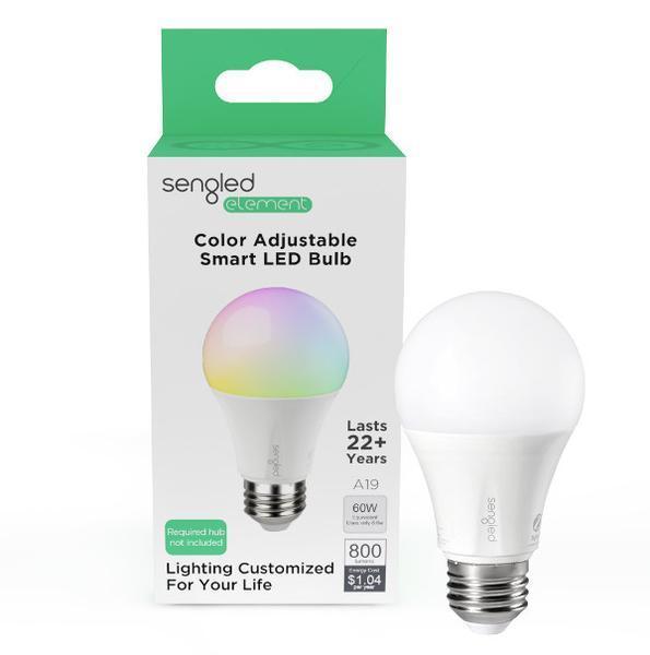 Sengled Element Color Plus A19 smart bulb packaging