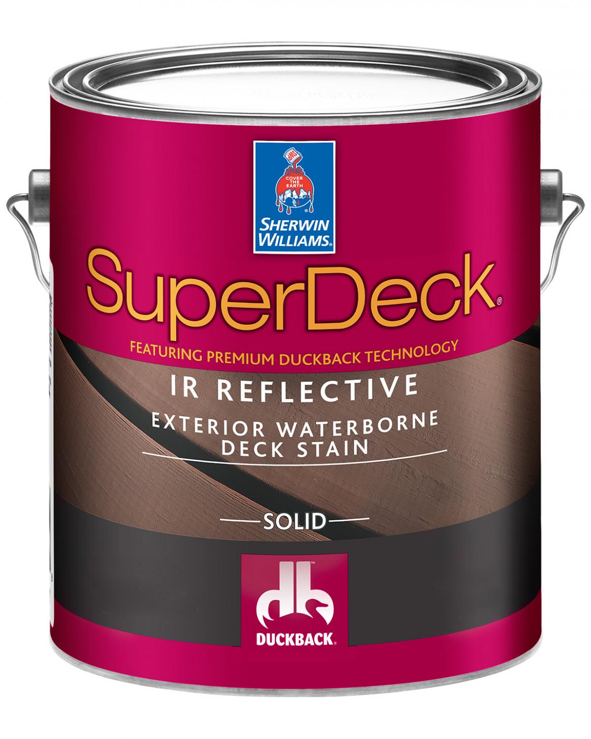 Sherwin Williams deck stain: SuperDeck Can