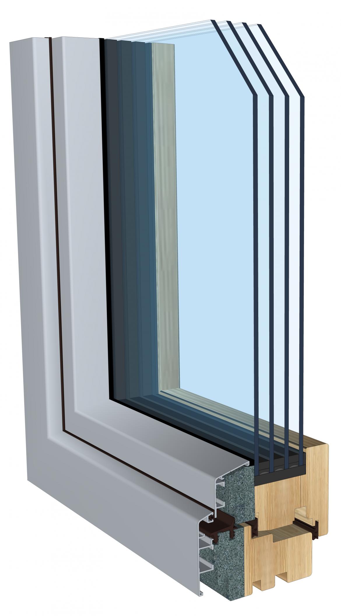 Arctic is a new premium performance window that can be used across a broad range of temperatures, including extremely cold climates. The Passive House Institute-certified window features a wood/aluminum frame, polyurethane-foam insulation, thermal glazing, and a superspace triple seal with butyl as a secondary seal. It offers thick insulation, boasting an R-value of 15 and quadruple glazing.