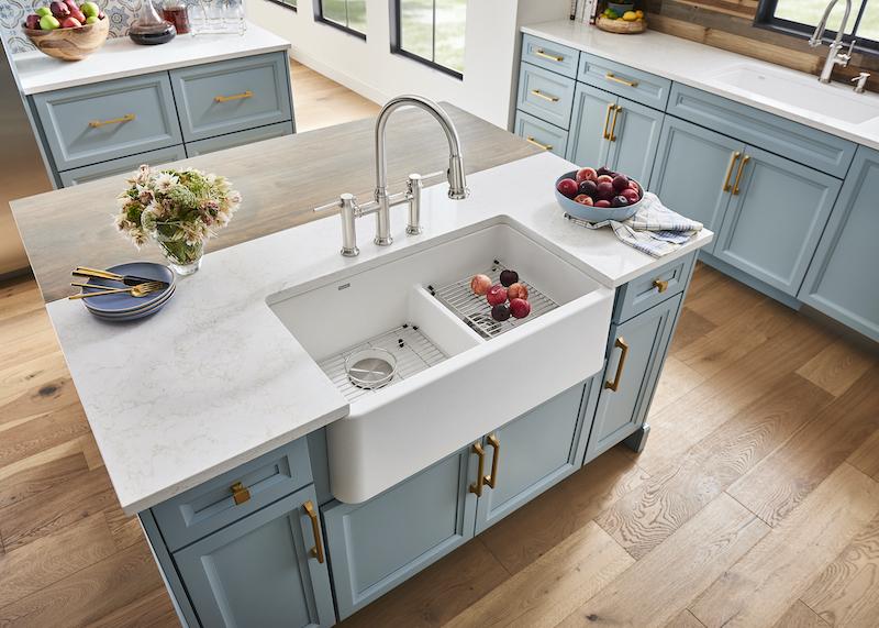 low divide undermount farmhouse stainless kitchen sink 40 60