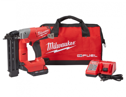 M18 Fuel finish nailer with bag