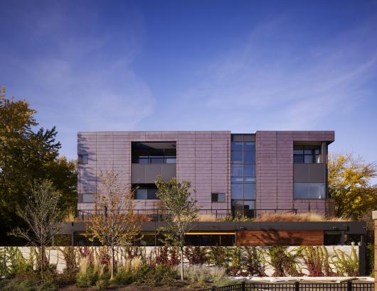 Copper Development Association Orchard Willow Residence Wheeler Kearns Architects Credit Steve Hall Hedrich Blessing day shot