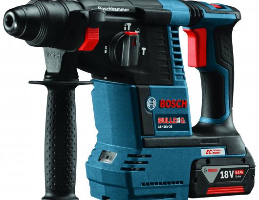 L-shaped rotary hammer from Bosch Power Tools
