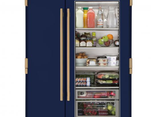 True Refrigeration 48 inch glass door fridge cobalt Blue