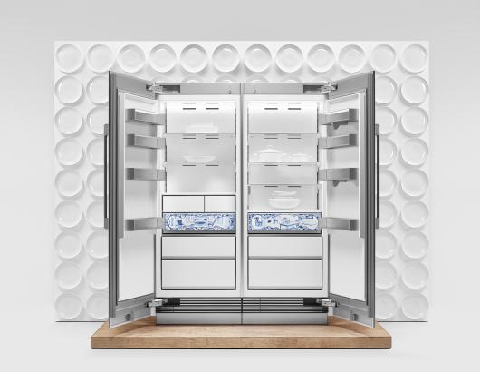 Dacor porcelain Atelier Edition refrigeration columns