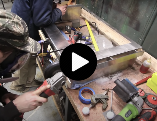 Make a custom stainless steel range hood