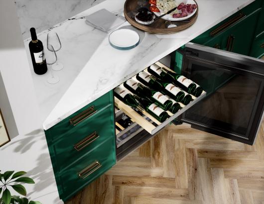 signature kitchen suite wine fridge