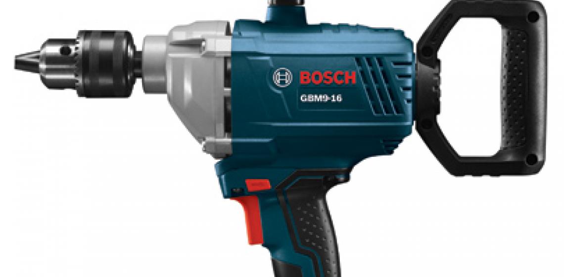 The GBM9-16 is a professional-grade, heavy-duty drill that doubles as a material mixer.