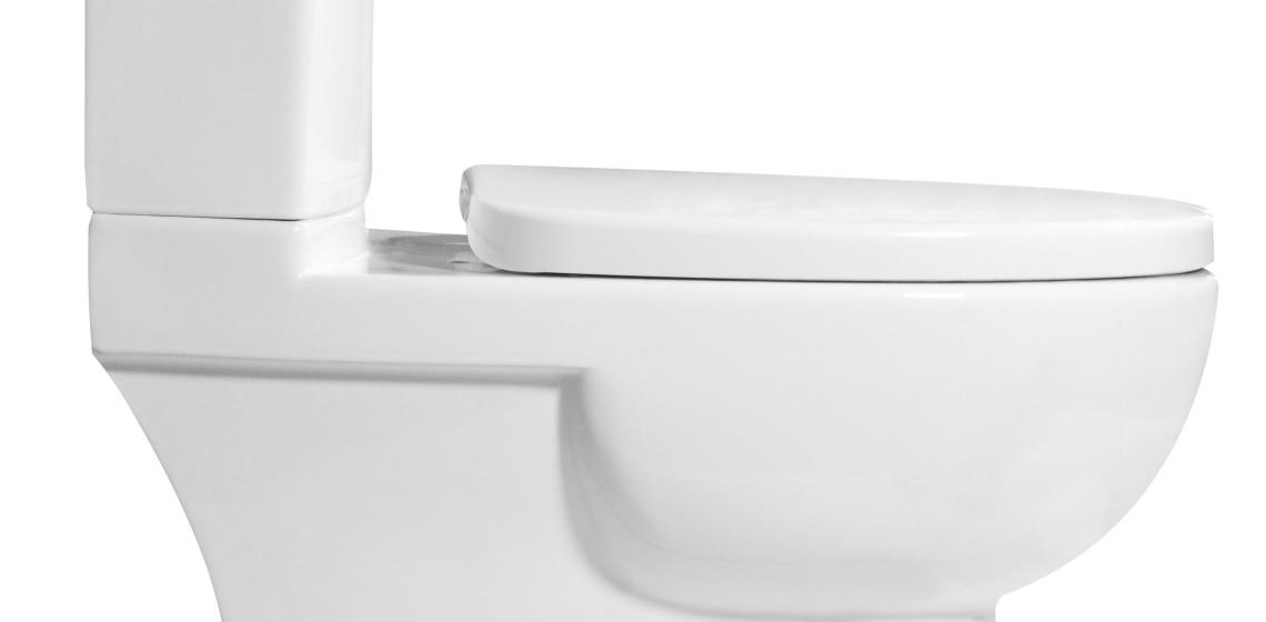 ICERA USA Malibu low flow toilet for small bathroom side view