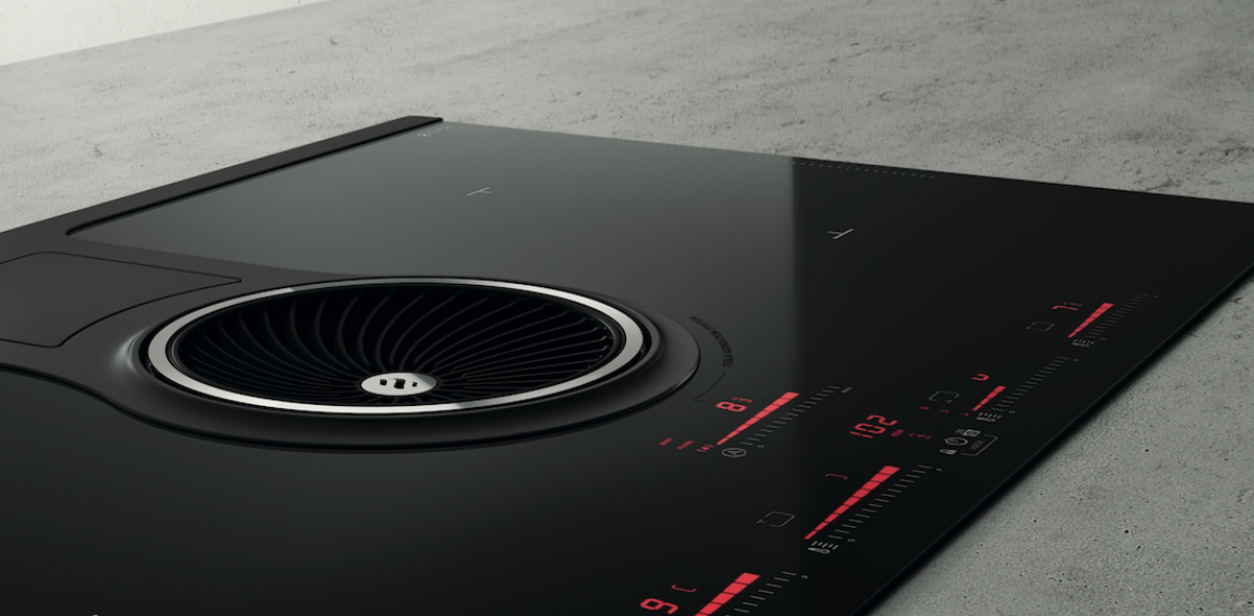 The First Induction Cooktop Equipped with Built-in Ventilation