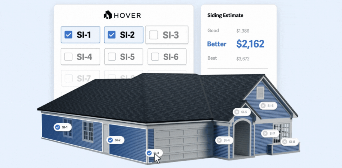 HOVER Expands Estimation Solution to Include Siding