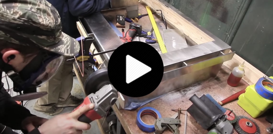 Make a custom stainless steel range hood
