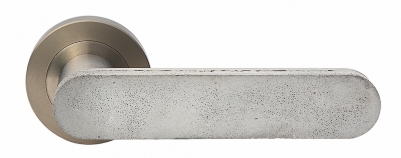 Designer Doorware Bullet and Stone Collection Concrete Club Handle