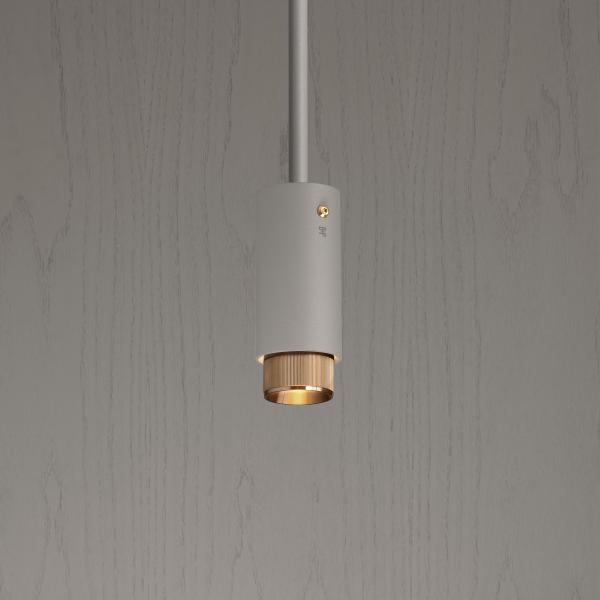 Buster+Punch Exhaust Pendant Stone Brass