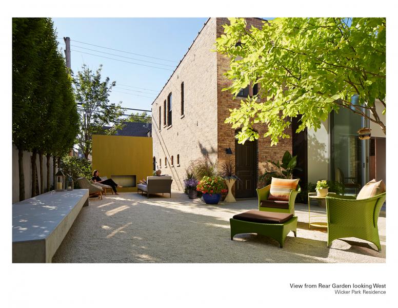  BIA Awards Wicker Park Residence Wheeler Kearns Courtyard