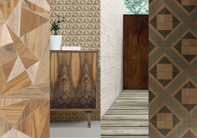 Against the Grain- Wood tile trend examples