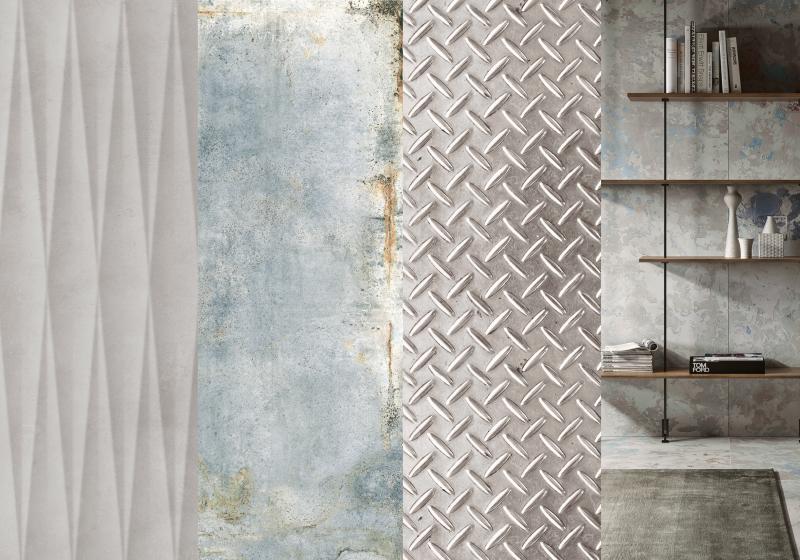 Gritty Chic tile trend examples