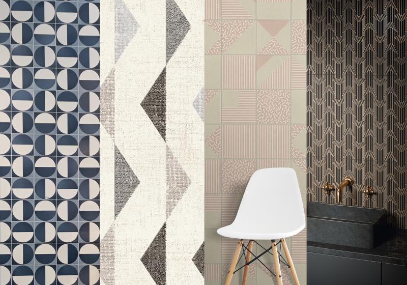 Retro Revival tile trend examples