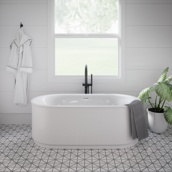 Freestanding bathtub oval American Standard