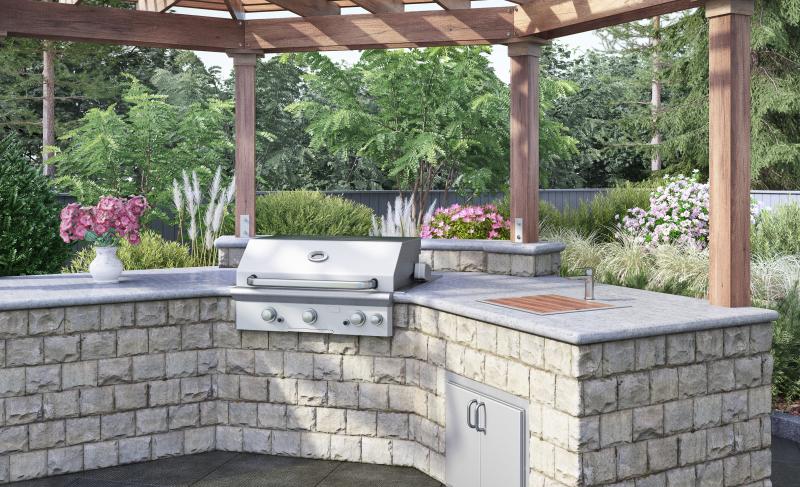 Outdoor stainless steel sink
