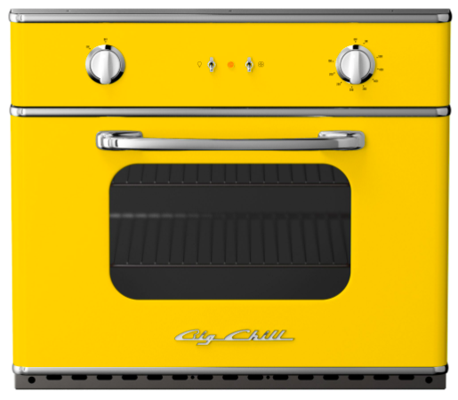 Big Chill yellow wall oven