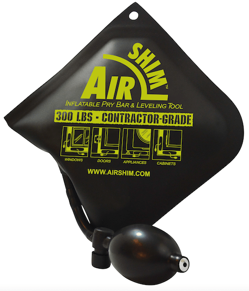  Calculated Industries' AirShim inflatable pry bar and leveling tool