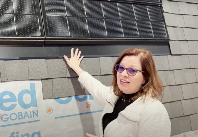 Nicole Tysvaer highlights CertainTeed's newly designed solar shingles