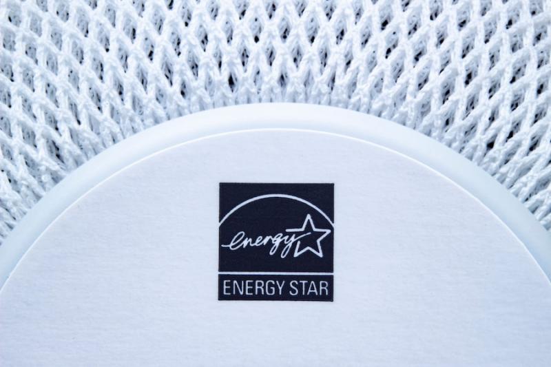 Energy Star label on home product