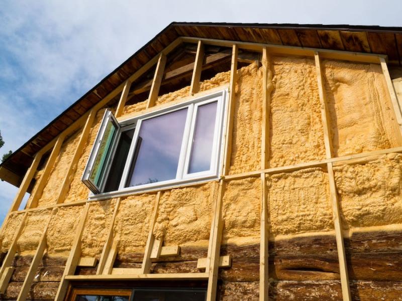 Home exterior insulation