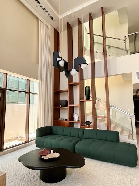 Dubai living room by MAREDI Design